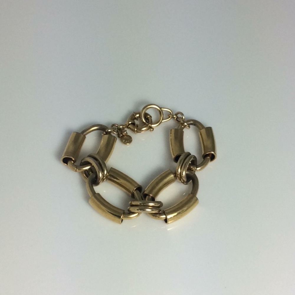 JCrew large link bracelet